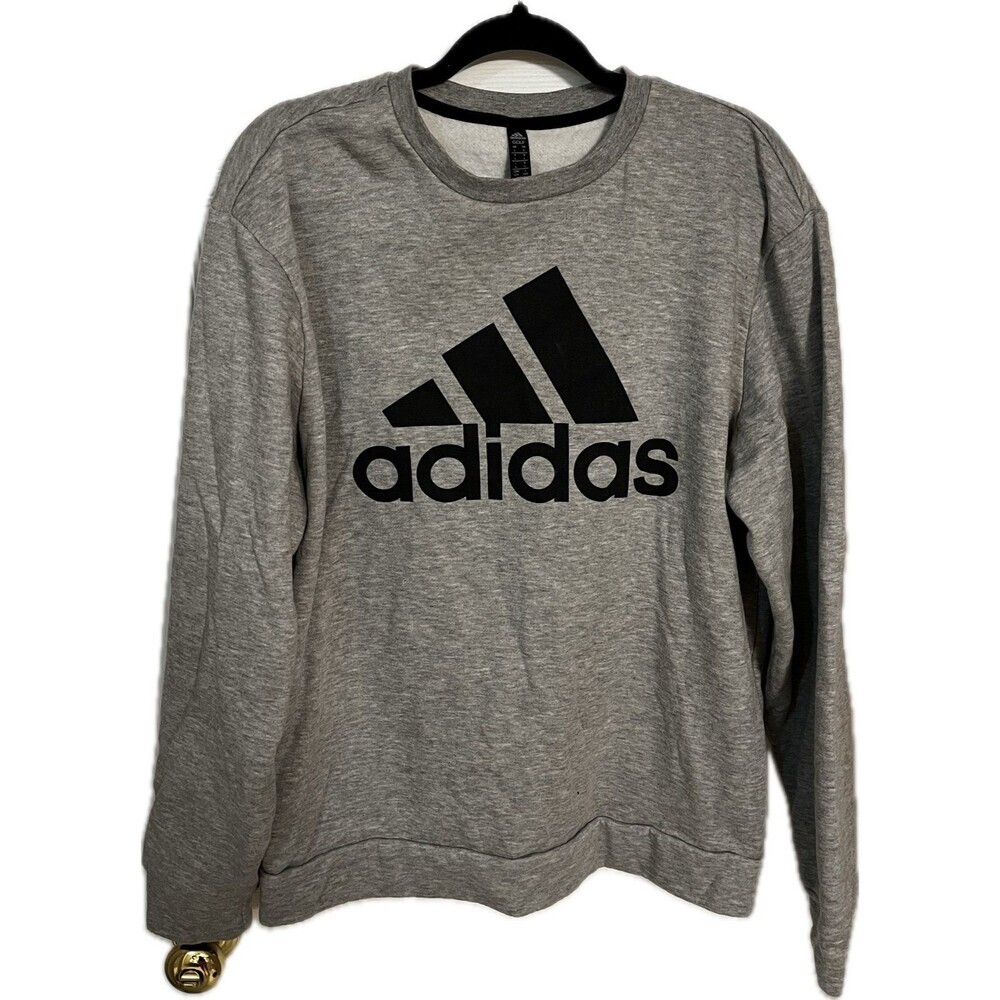 🏌️‍♂️🔥 Adidas Golf Men’s Crewneck Sweatshirt – Gray (L) 🔥🏌️‍♂️